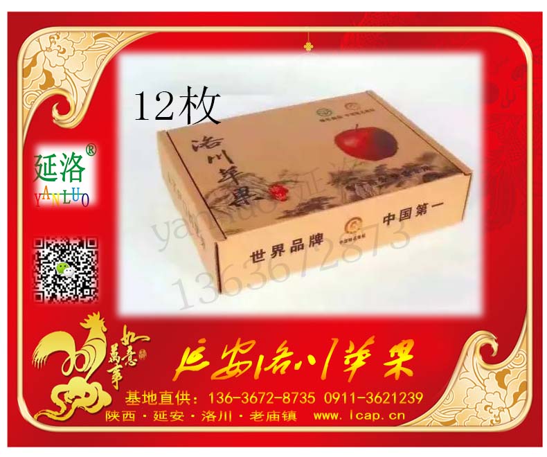 延安洛川红富士苹果